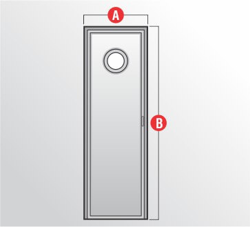 acessórios saunas vapor porta dimensão incisor namarra